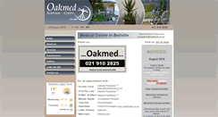 Desktop Screenshot of oakmed.co.za